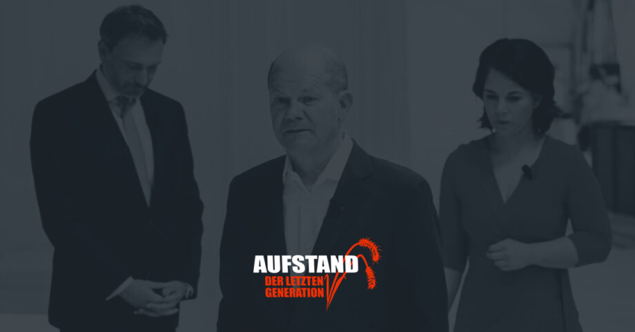 Ampel-Koalitionsvertrag: Aufstand der letzten Generation