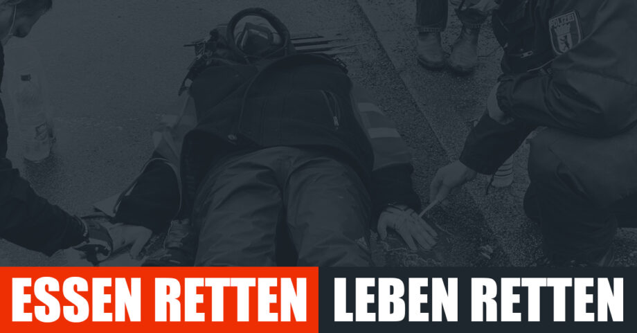 Zwei neue Blockaden A103 - durch aus Gewahrsam entlassene Bürger:innen