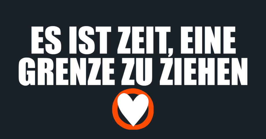 Statement zum Unfall: Es ist Zeit, eine Grenze zu ziehen
