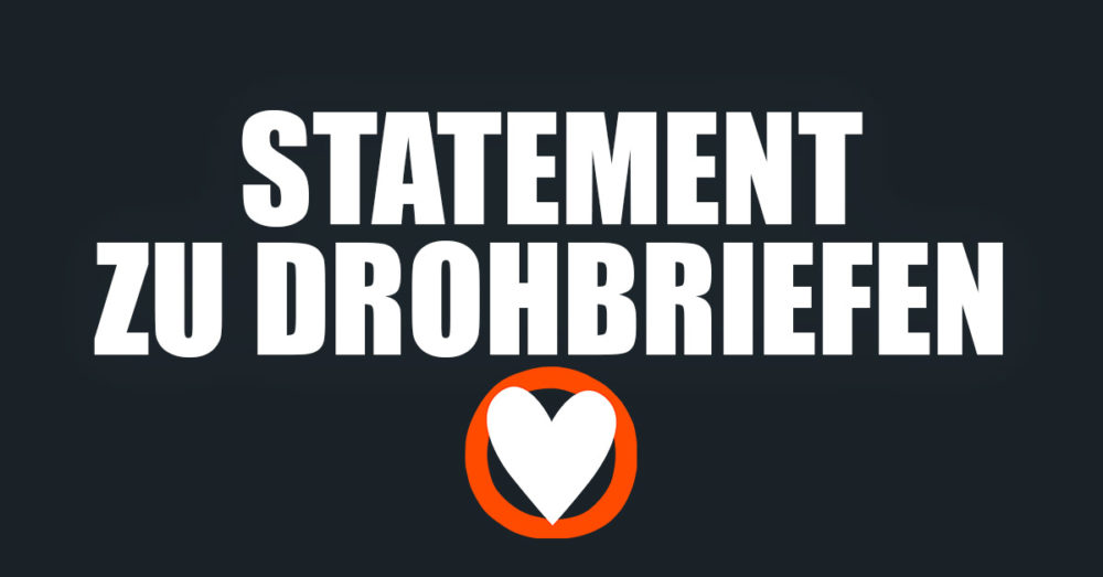 Statement zu Drohbriefen im Namen der Letzten Generation