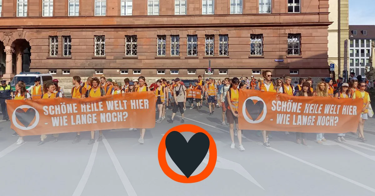 Start der Proteste in Bayern - Klimakatastrophe zulassen = Verfassungsbruch